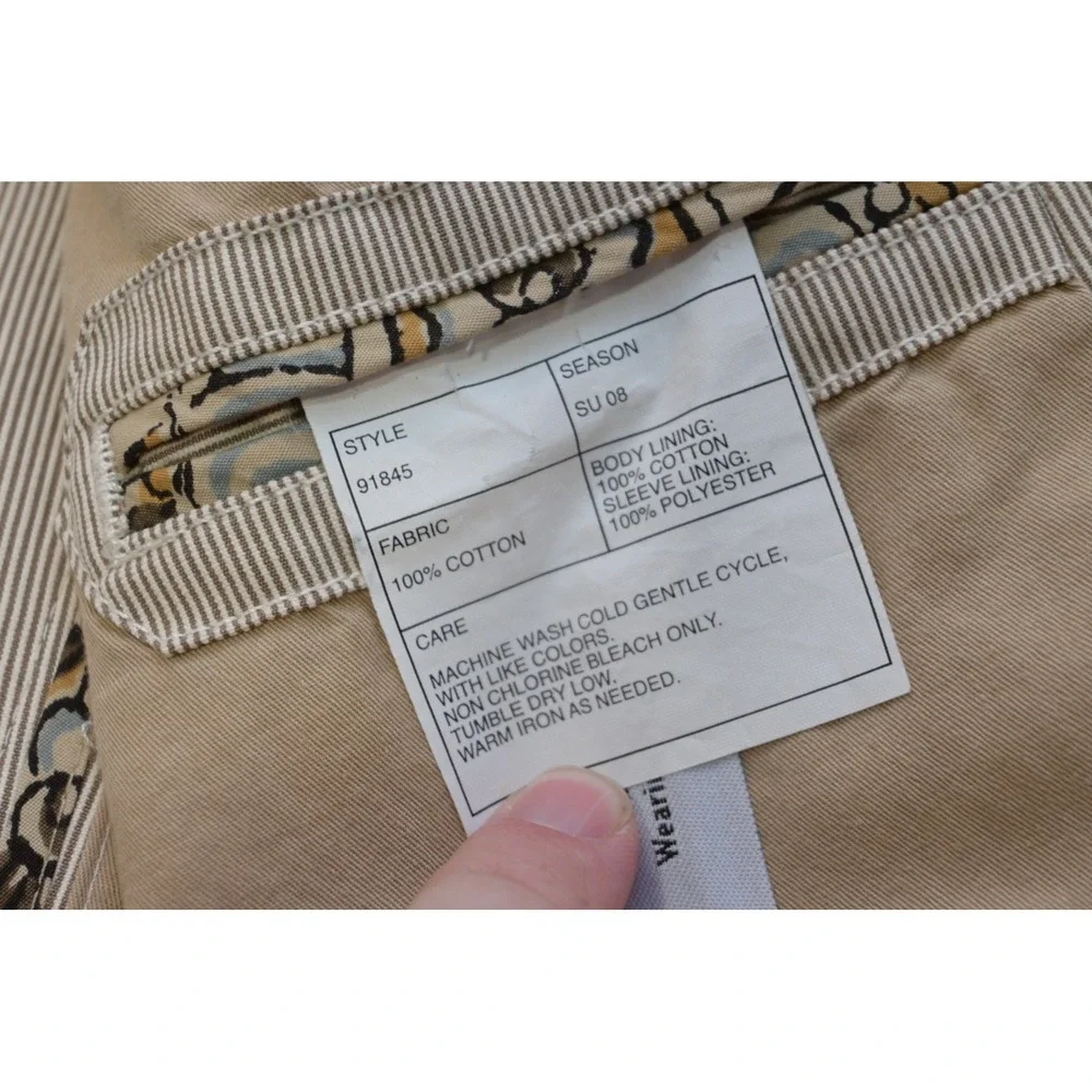 J. Crew Corduroy Blazer Mens Medium Tan 3-Button Sport Coat Casaul